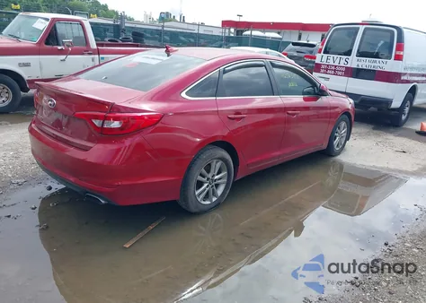 2017 Hyundai Sonata Se из США, поврежденный, VIN 5NPE24AF9HH491497